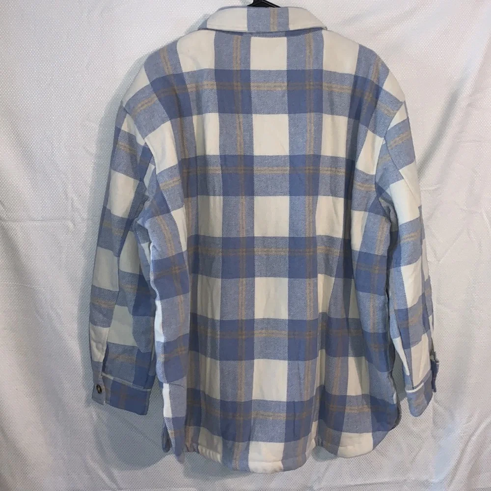 NWT! Flannel Sherpa Lined Shirt Jacket Shacket Size XXL - Picture 6 of 9